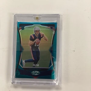 2024 Panini Certificato - Esordienti Drake Maye #103 TEAL Mirror /50 (RC) - Foto 1 di 2