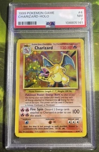 Charizard Holo 4/102 - Juego Base - PSA 7 Casi Como Nuevo - Imagen 1 de 5