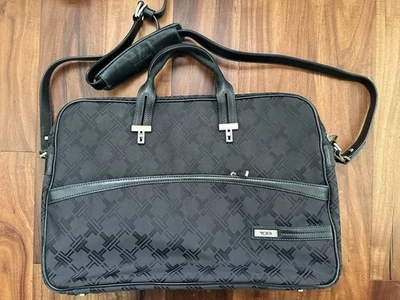 Tumi Signature Briefcase Laptop Bag with handle and shoulder strap - Image 1 of 4