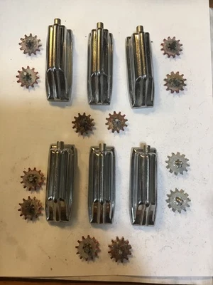 Vintage Rogers Large Beavertail Lugs Spring-loaded, Mounting Screws Included - Image 1 of 4