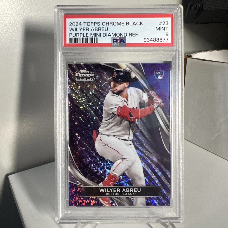 2024 Topps Chrome Black - #23 Wilyer Abreu /150 (RC) - Image 1 of 3