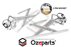 FRONT Pair LH+RH Window Regulator 2 Pin For Toyota RAV4 ACA20 00~05 5 Door - Picture 1 of 5