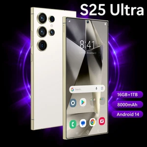 S25 Ultra 5G Smartphone 7,3" entsperrt Android 14 Handys Dual SIM 16GB+1TB - Bild 1 von 33