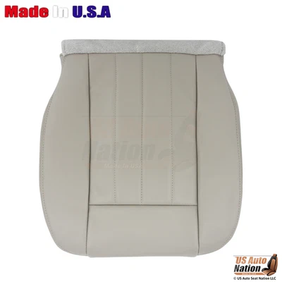 Cubierta de asiento inferior del conductor delantero caqui para Dodge Dakota 2005-2011 de cuero sintético Foto 1 de 4