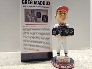 Bobblehead Greg Maddux Atlanta Braves MLB 2022 SGA NUEVO EN CAJA 4x CY - Imagen 1 de 15