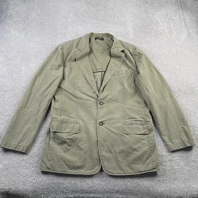 LL Bean Blazer Mens 42 Green Tropic Weight Unlined Sport Coat Jacket Hunting - Image 1 of 4