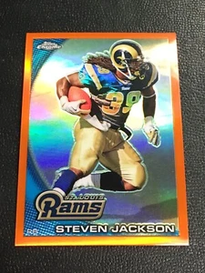 Steven Jackson 2010 Topps Chrome Orange Refractor #190 St. Louis Rams - Picture 1 of 2