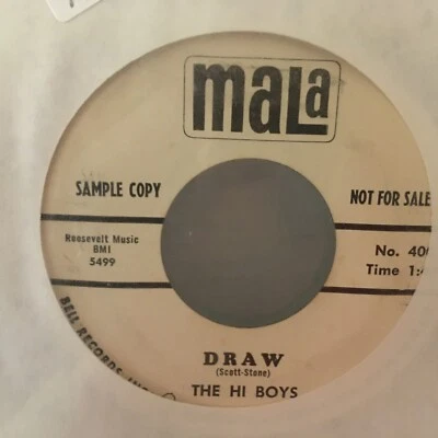 The Hi boys - Billy Boy / Draw - White Label PROMO - Mala Records - 45 RPM - Image 1 of 2