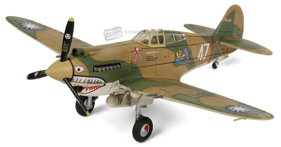 CURTISS P-40B HAWK 81A-2 3rd PURSUIT SQUADRON AMERIC. 1:72 - Immagine 1 di 1