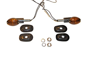 1 Satz Mini Blinker, Cover passend für Kawasaki ZX600F, Universalblinker - Bild 1 von 2