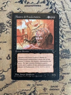 MTG Magic  Frankenstein's Monster! (The Dark) Italian NM/SP RESERVED LIST! - Image 1 of 2