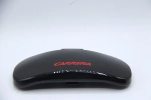 RARE CARRERA BLACK SHINY HARD STRAP AUTHENTIC EYEGLASSES SUNGLASSES CASE ONLY - Picture 1 of 3