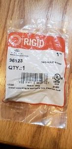 Halex Morsetto rigido per cinghia condotti a due fori (scegli misura e quantità) - Foto 1 di 11