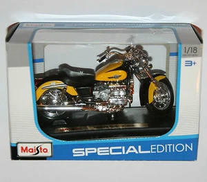 Maisto - Moto HONDA F6C (Amarillo) - Modelo Escala 1:18 - Imagen 1 de 1