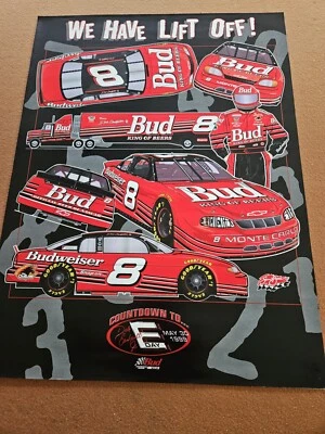 1999 Dale Earnhardt,Jr. vintage original poster. N.I.B. 18"x24" Mail in order. - Image 1 of 4