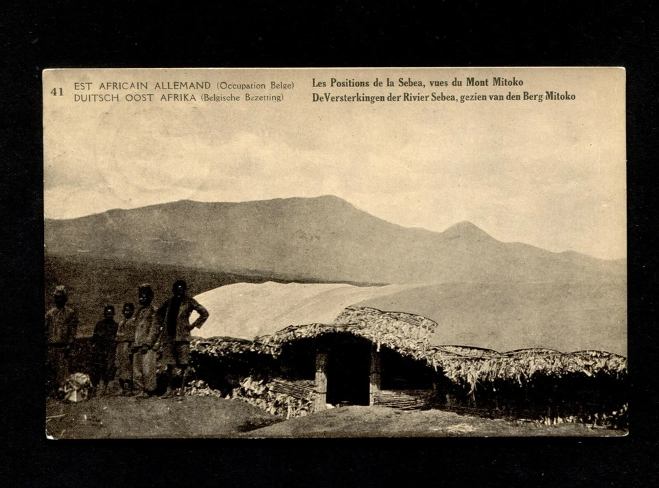 DOA Tripulación Belga - GA P8/41 Sello Blanco Kigoma (BLN-7) - Imagen 1 de 1