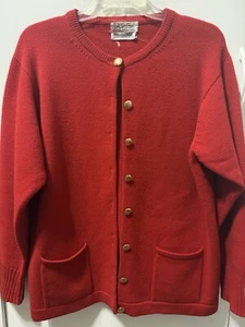 Kipling Wolle Vintage Pullover Strickjacke Größe 42 Large / Xl - Bild 1 von 3