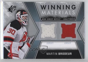 2014-15 SPx Winning Materials Martin Brodeur #WM-MB HOF