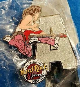 NEW YORK CITY EDDIE VAN HALEN EVH MUSICIAN LETTER A SERIES Hard Rock Cafe PIN LE - Picture 1 of 1
