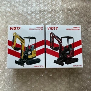 YANMAR Mini Excavator ViO17 1:34 Red & Yellow Collectible Construction Machinery - Picture 1 of 5