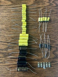 Seeburg MRA3-L6 Jukebox Amplifier REBUILD KIT New Capacitors Recap Instructions - Picture 1 of 6