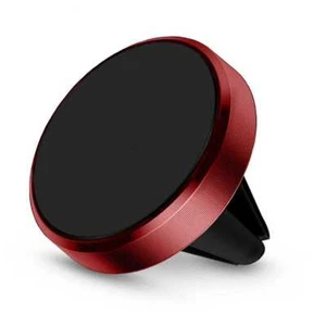 Mini Supporto Magnetico Auto Bocchette Aria Universale per Porta Cellulare Rosso - Afbeelding 1 van 5