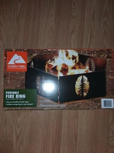 27” Fire Ring Portable Steel Folding Wood Burning Outdoor Fire Pit HEAVY DUTY - Picture 1 of 1