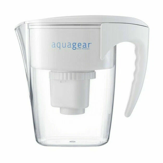 Aquagear Pitcher BPA-Free Water Filter - Clear