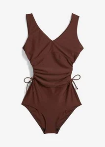 Neu Damen Badeanzug aus recyceltem Polyamid Langgrösse Gr. 46 Dunkelbraun - Bild 1 von 1