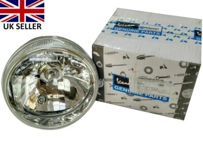 Vespa LX Komplett Frontscheinwerfer Lampe Original Piaggio + Halogen Tube - Bild 1 von 4