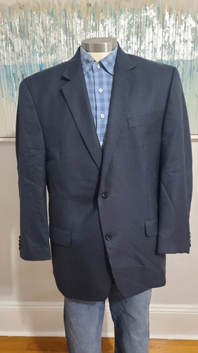 MICHAEL KORS Blazer Cappotto Sportivo Giacca Casual Blu Giacca 2 Bottoni 46R