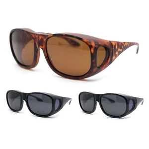 Anti-glare Polarized 60mm Fit Over Large Plastic Round Sunglasses