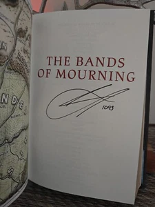 Brandon Sanderson Bands Of Mourning NUMBERED AND SIGNED LEATHERBOUND - Picture 1 of 11