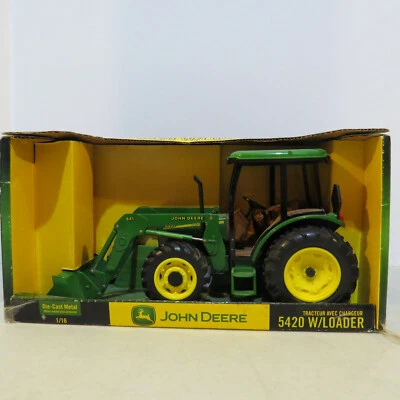 Trattore Ertl John Deere 5420 e caricatore 541 Augusta edizione funzionante 1/16 JD-15357N-B - Immagine 1 di 4