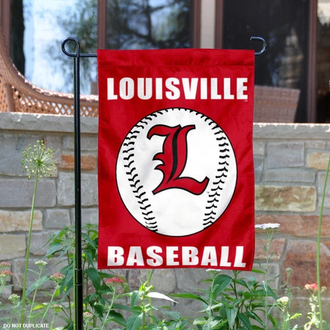 Louisville Cardinals Baseball Garden Flag Cover