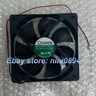 SUNON KD1224PTS1H 12025 DC24V 2.6W 12CM 2-Pin Silent Cooling Fan - Image 1 of 2