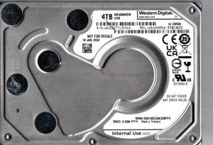 WD40NMZW-59BCBS0 S/N: WX22D WESTERN DIGITAL 4TB THAILAND JAN 2022 - Picture 1 of 2
