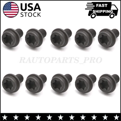 For 2008-15 Audi R8 Lamborghini Gallardo Engine Flywheel Installation Bolts 10X - Image 1 of 4