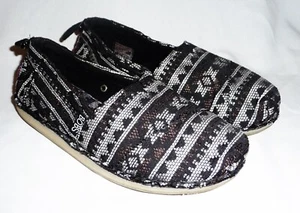 Bobs Skechers Memory Foam Damen-Slipper Größe 6 Aztec Southwest - Bild 1 von 7