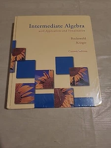 Intermediate Algebra With Applications And Visualization Hardcover  - Imagen 1 de 6