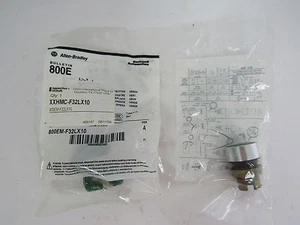 New Sealed XXHMC-F32LX10 Allen Bradley 800EM-F32LX10 Green Push Button IP66  - Picture 1 of 6