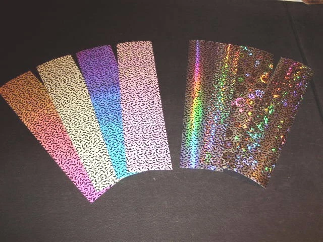 THE FISHING LURE TAPE COMPANY 3" x 12" 2 Pack TIGER PRINT Fishing Lure Tape In 7 Varieties in UV, PEARL,& HOLO