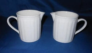 Oneida Küche "Ariel" Milchkännchen (2er Set) 3,5" Höhe x 3" Durchmesser Weiß Steinzeug - Bild 1 von 6