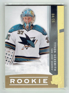 12-13 UD Upper Deck The Cup  Tyson Sexsmith  /25  Gold Spectrum  Rookie