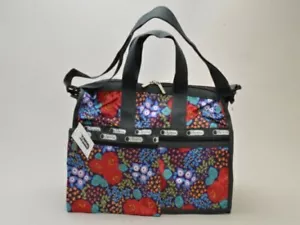 LeSportsac 2WAY Tote Bag Shoulder Floral MEDIUM WEEKENDER ROSE GARDEN From Japan - Picture 1 of 10