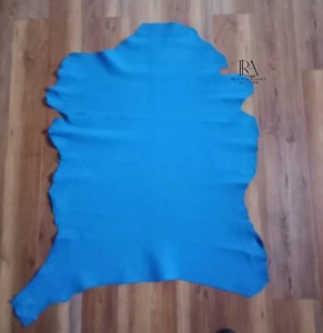 Premium 2.5oz Cobalt Blue Goatskin Leather  - Picture 1 of 2