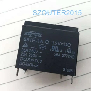 2pcs 891P-1A-C-12VDC 4PIN Relay New - Picture 1 of 1