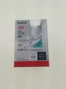 Satco S9202 6G25/LED/4000K/450L/120/D - Picture 1 of 4