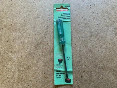 BONDHUS ST-10 12710 BALLPOINT SCREWDRIVER NEW  - Image 1 of 4
