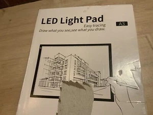 A3 LED Light Box Light Pad Lock/Unlock Modes Touch Dimmer Button White - Picture 1 of 5